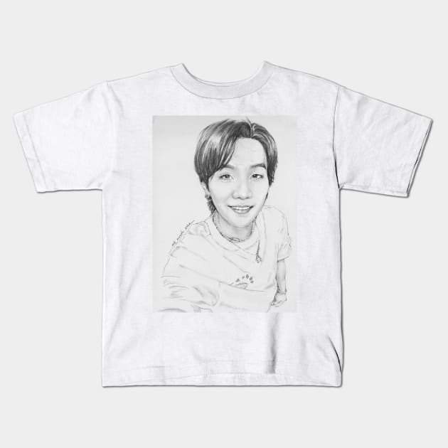 Yoongi Post Concert Selca Kids T-Shirt by emopod